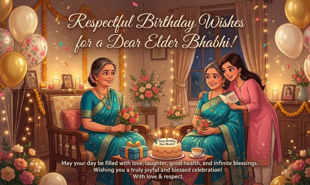 Respectful Birthday Wishes for an Elder Bhabhi