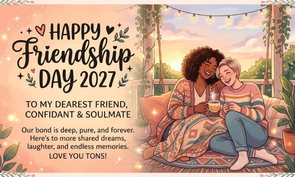 Romantic Best-Friend Style Friendship Day Wishes 2027
