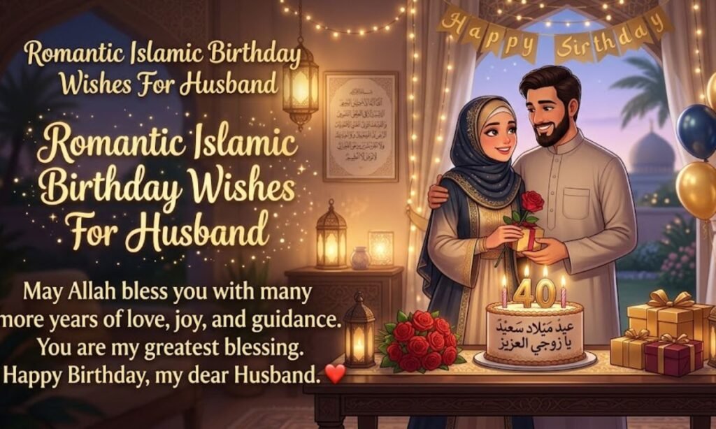 Romantic Islamic Birthday Wishes For Husband