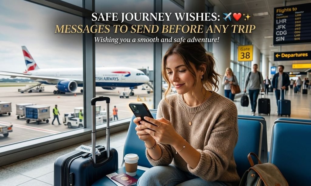 Safe Journey Wishes Messages to Send Before Any Trip