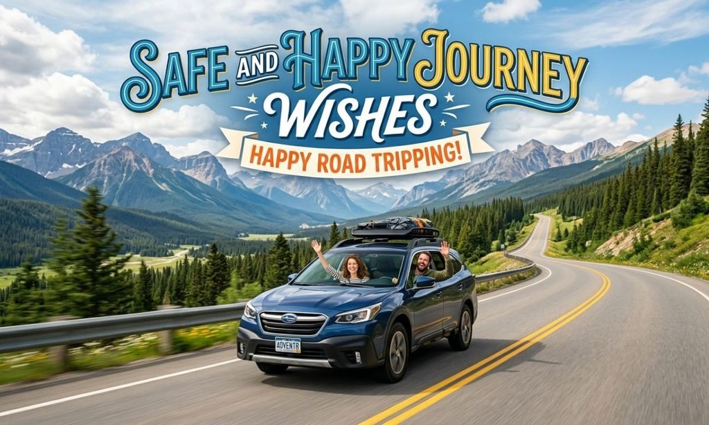 Safe and Happy Journey Wishes for Road Trips