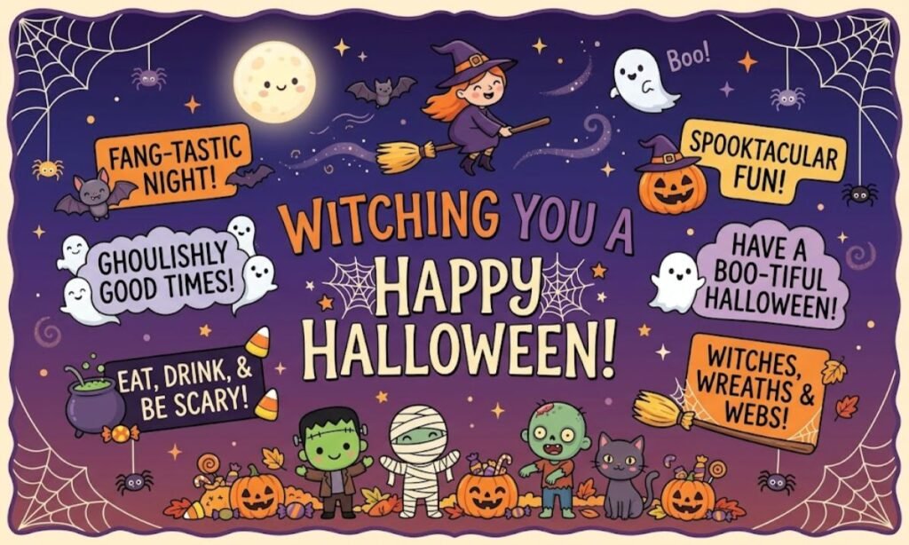 Short Halloween Wishes for Cards and Texts