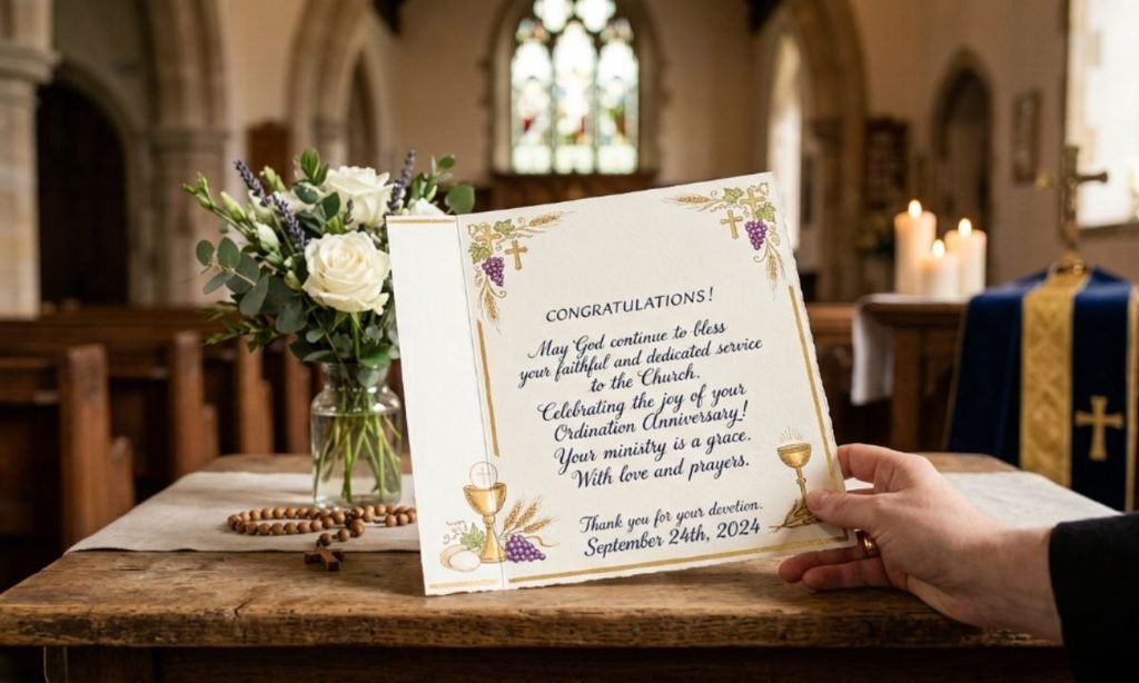 Short Ordination Anniversary Wishes