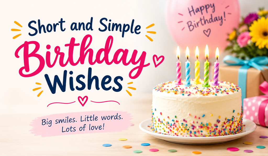 Short and Simple Birthday Wishes