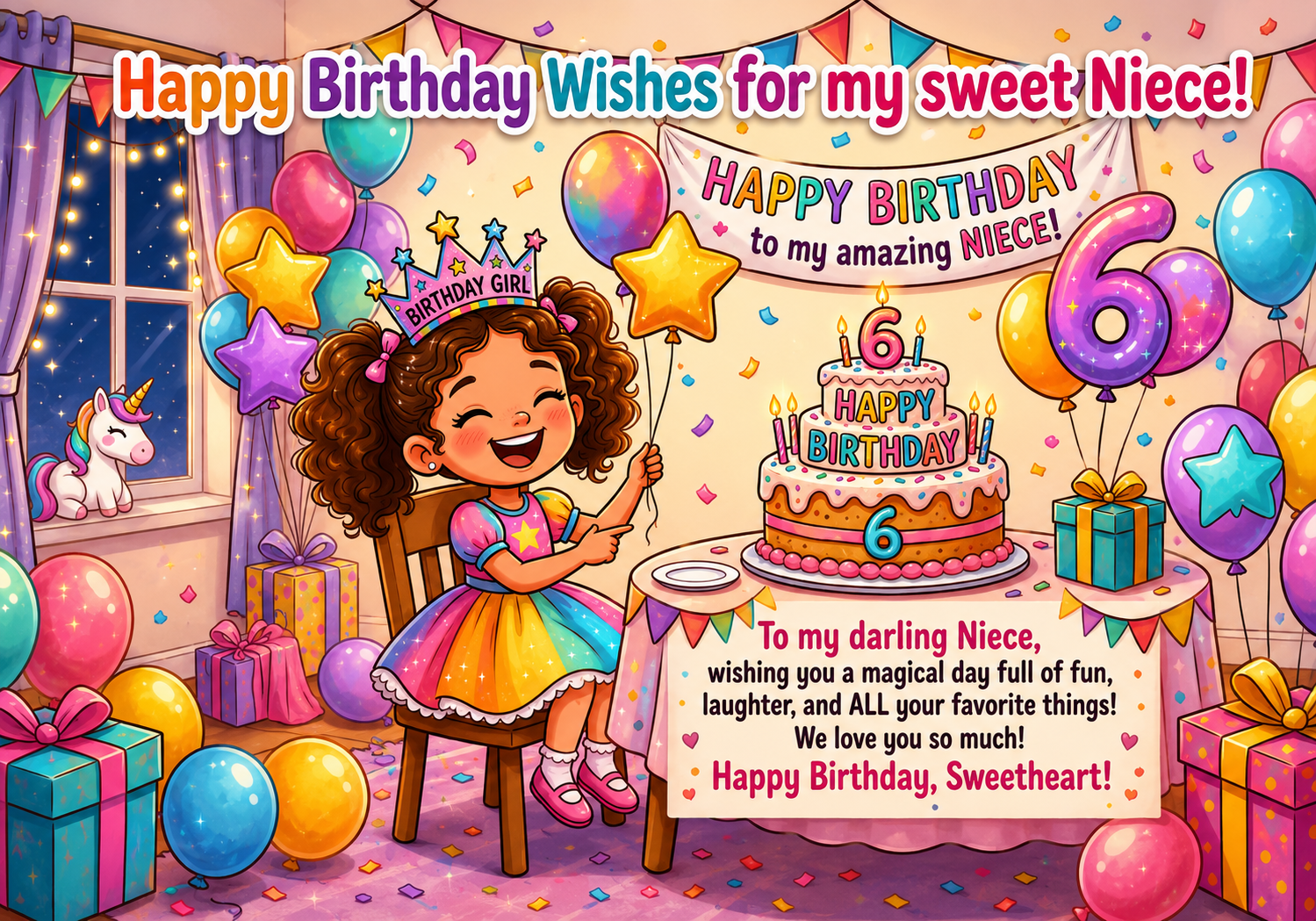 Short and Sweet Happy Birthday Wishes for Niece