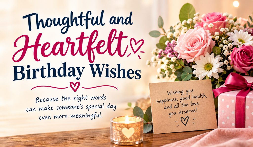 Thoughtful and Heartfelt Birthday Wishes