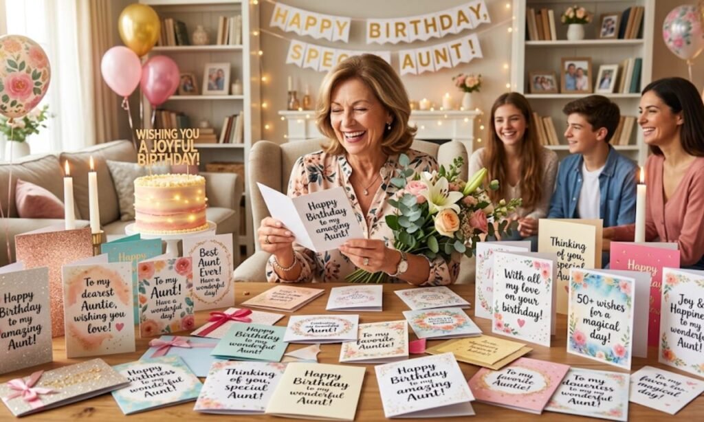 Top 50+ Birthday Wishes for a Special Aunt