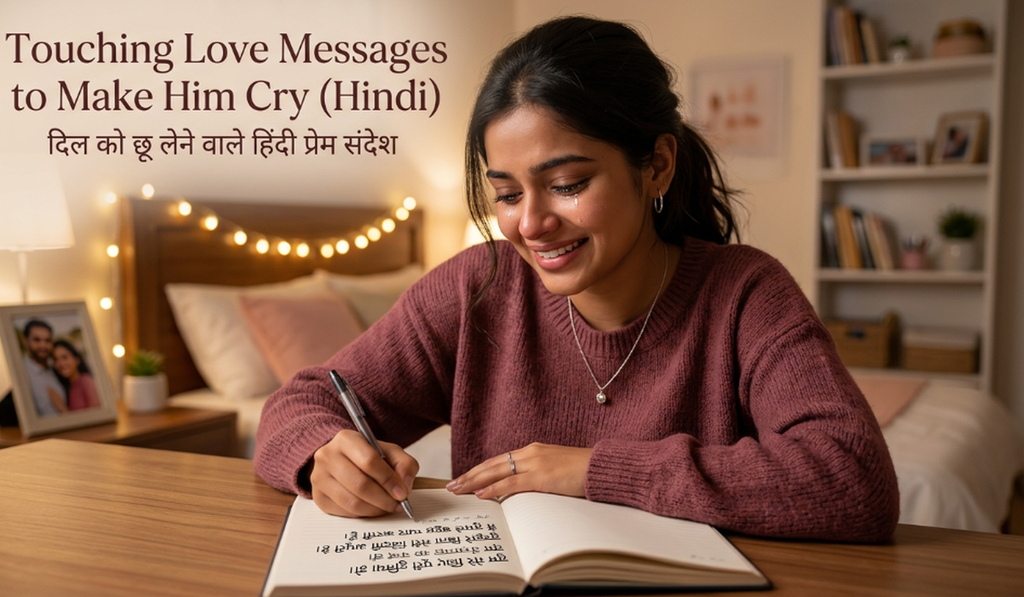 Touching Love Messages to Make Him Cry in Hindi
