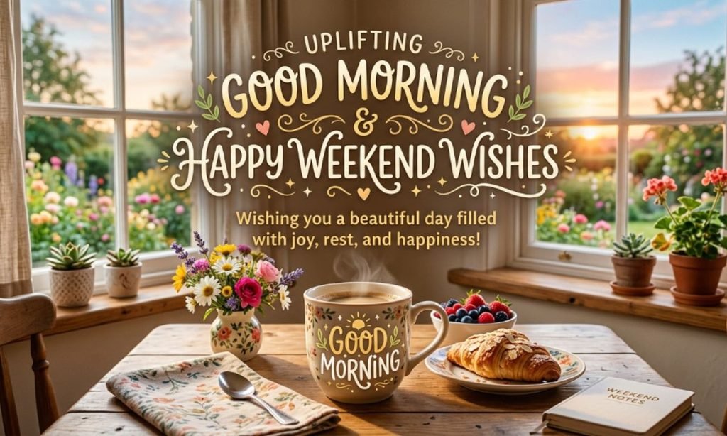 Uplifting Good Morning & Happy Weekend Wishes