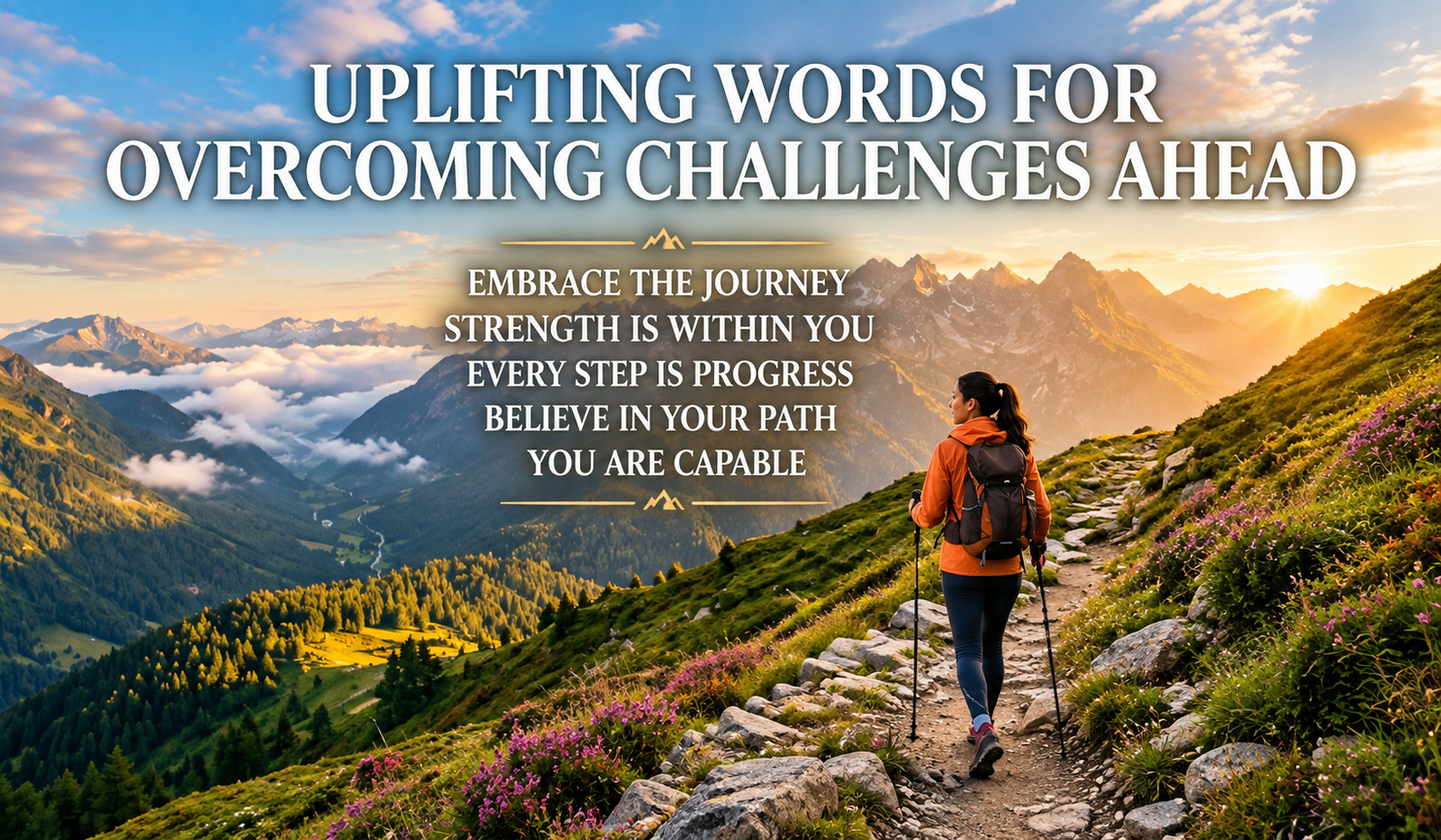 Uplifting Words for Overcoming Challenges Ahead