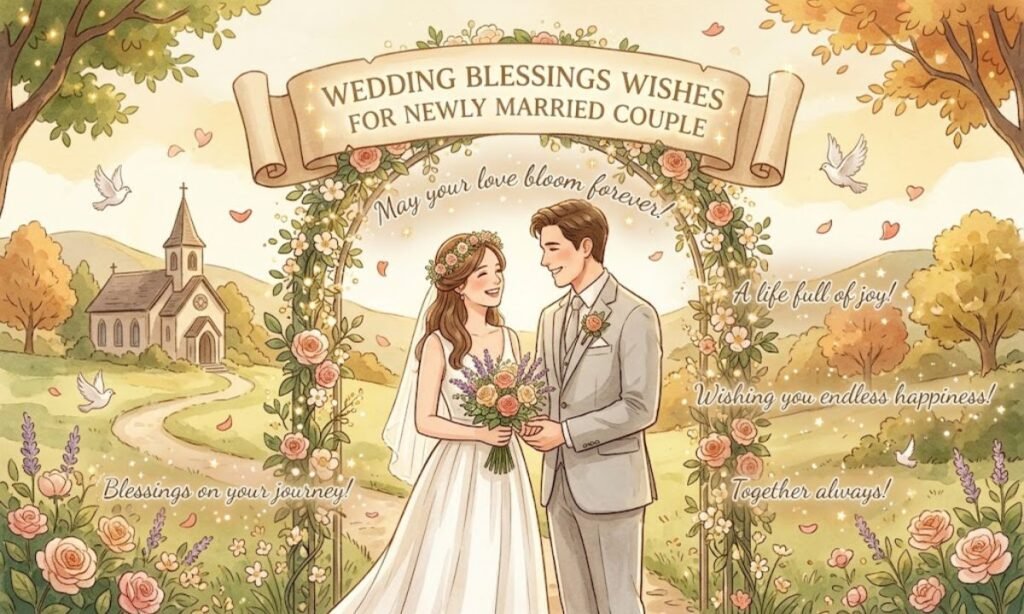 Wedding Blessing Wishes for Newly Married Couple