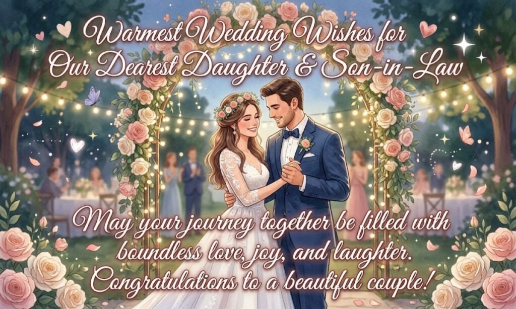Wedding Wishes for Daughter and Son-in-Law