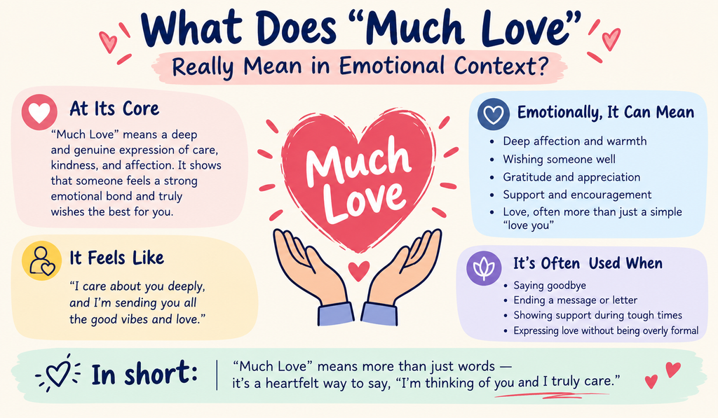 What Does Much Love Really Mean in Emotional Context