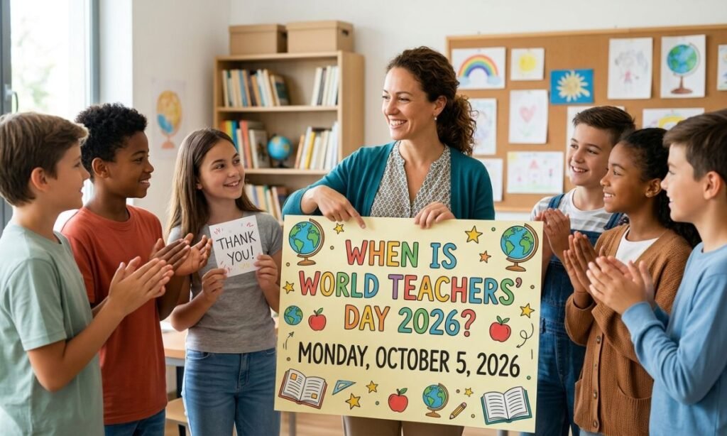 1. When Is World Teachers Day 2026