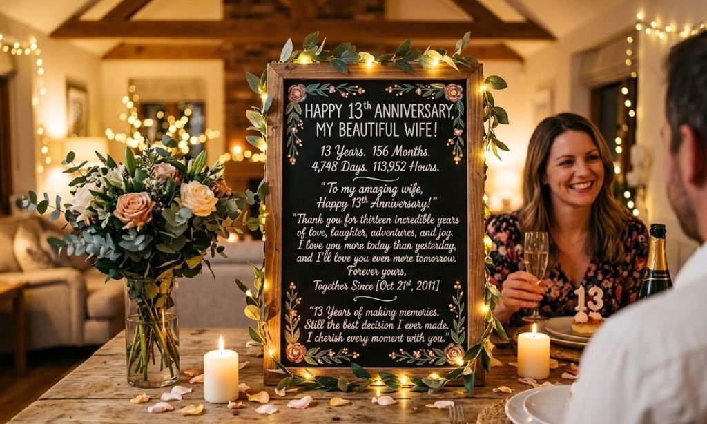 13th anniversary quotes for wife