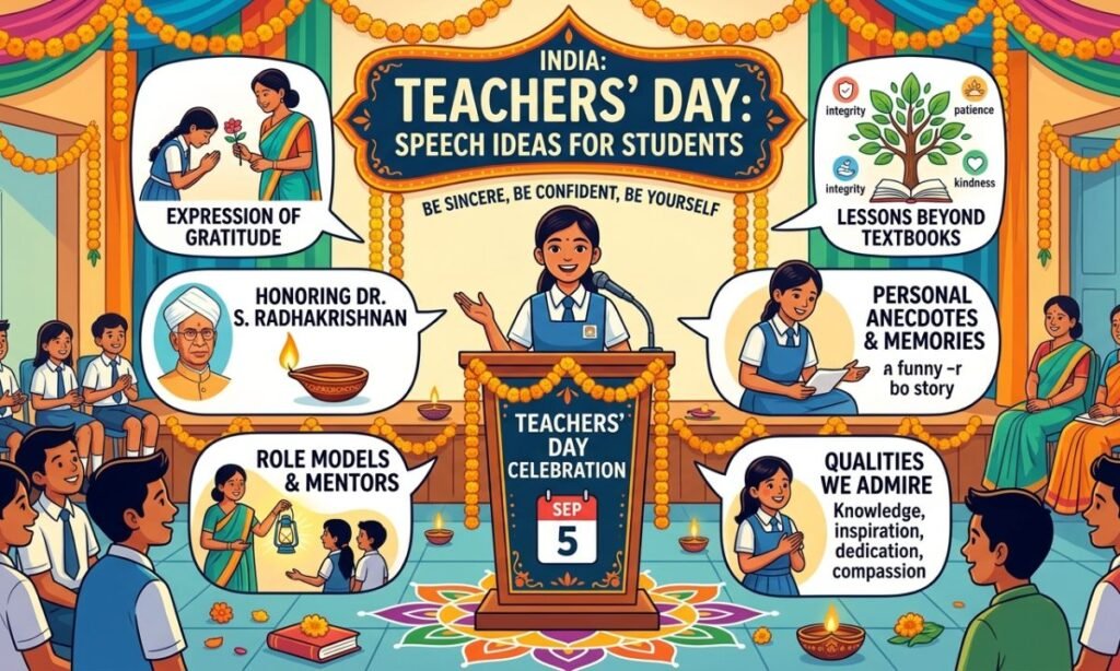 30. Teachers Day India Speech Ideas for Students
