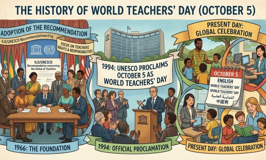 8. History of World Teachers Day