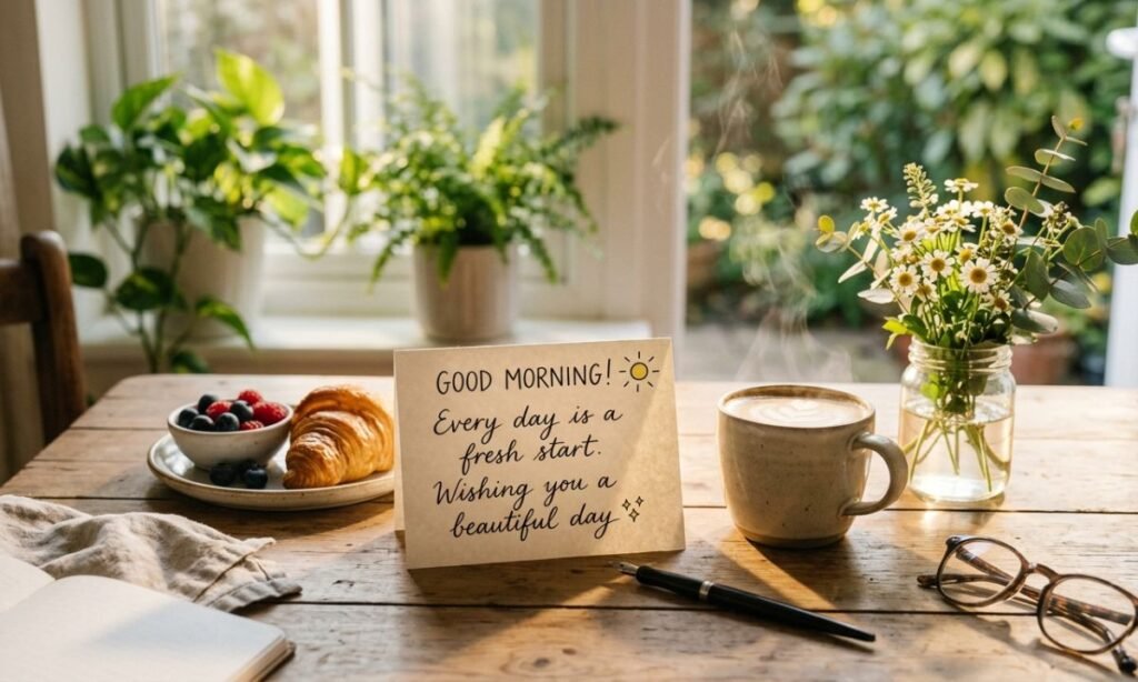 A Fresh Start to the Day Positive Good Morning Messages