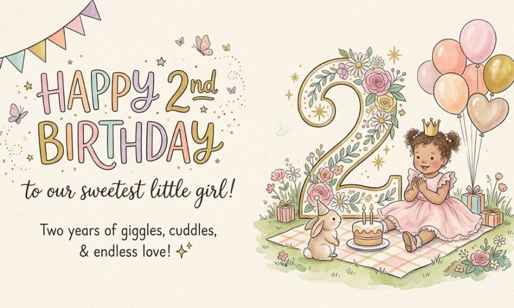 Adorable Birthday Quotes for a 2-Year-Old Girl