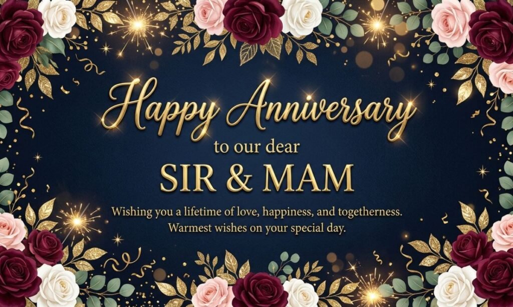 Anniversary Wishes for Sir and Mam