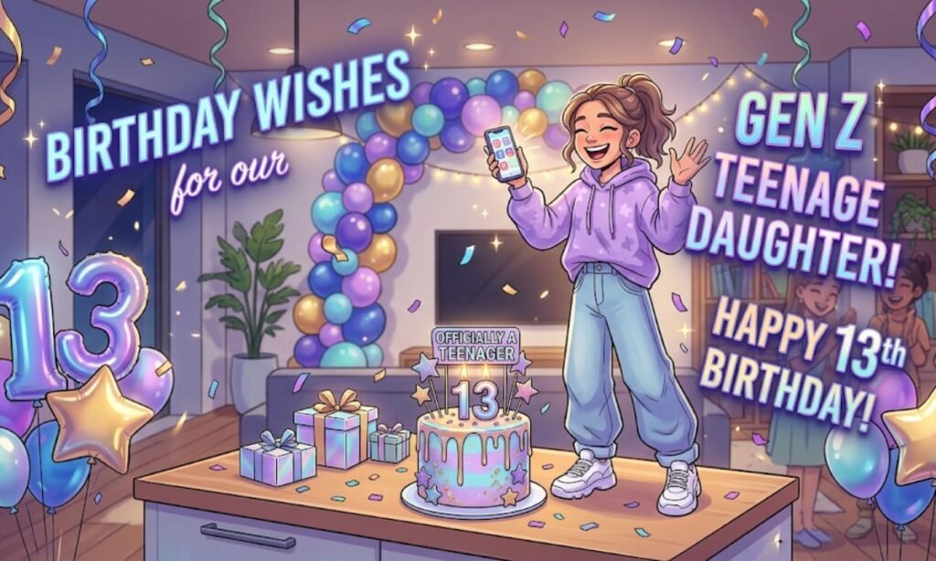 Birthday Wishes for Your Gen Z Teenage Daughter