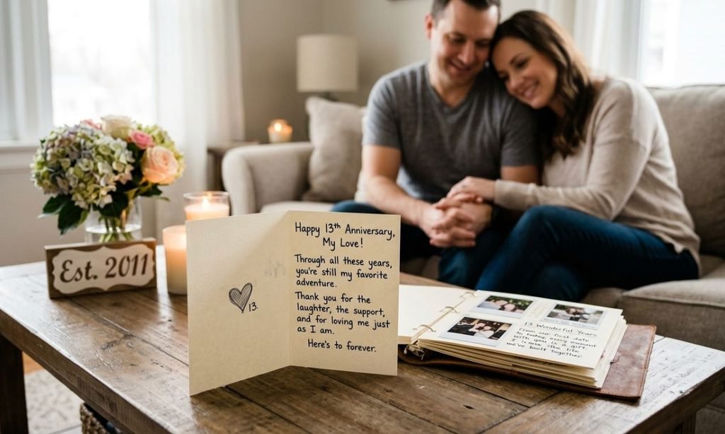 Emotional 13th anniversary messages for loved ones