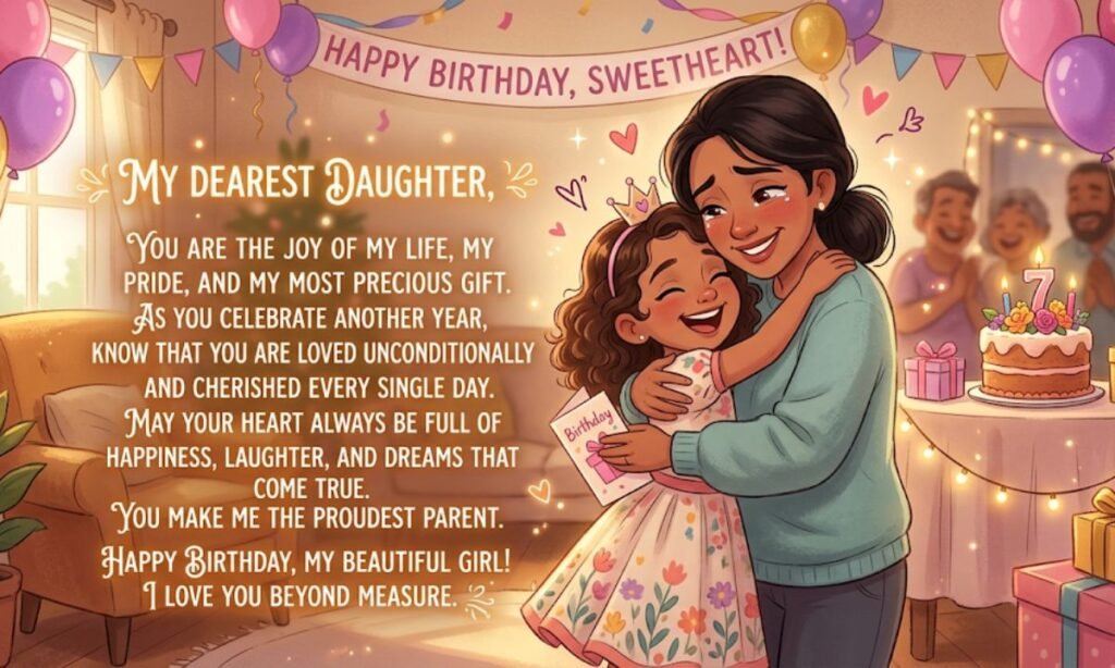 Emotional Birthday Wishes for Your Daughter