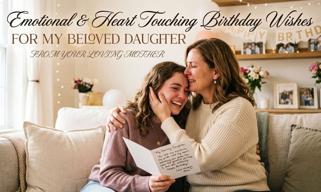 Emotional Heart Touching Birthday Wishes for Daughter from Mother