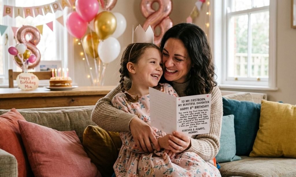 First Born Heart Touching Birthday Wishes for Daughter from Mother