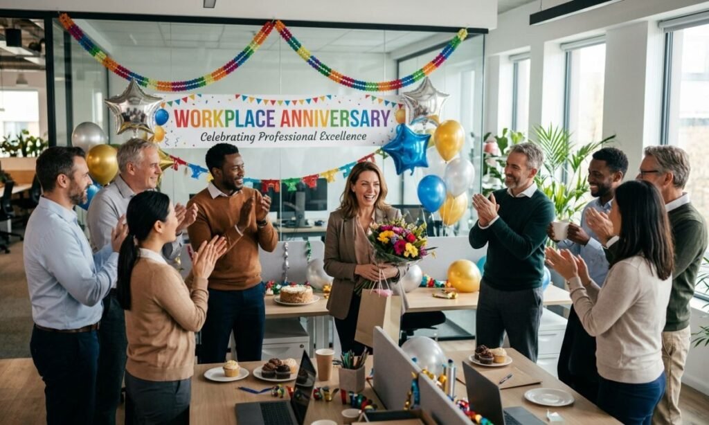 Formal Work Anniversary Wishes for LeaderWorkplace Anniversary Wishes Celebrating Professional Excellence
