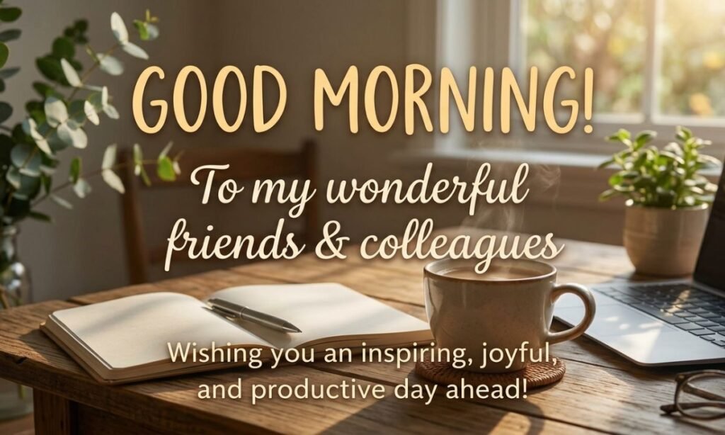 Good Morning Messages for Your Friends and Colleagues