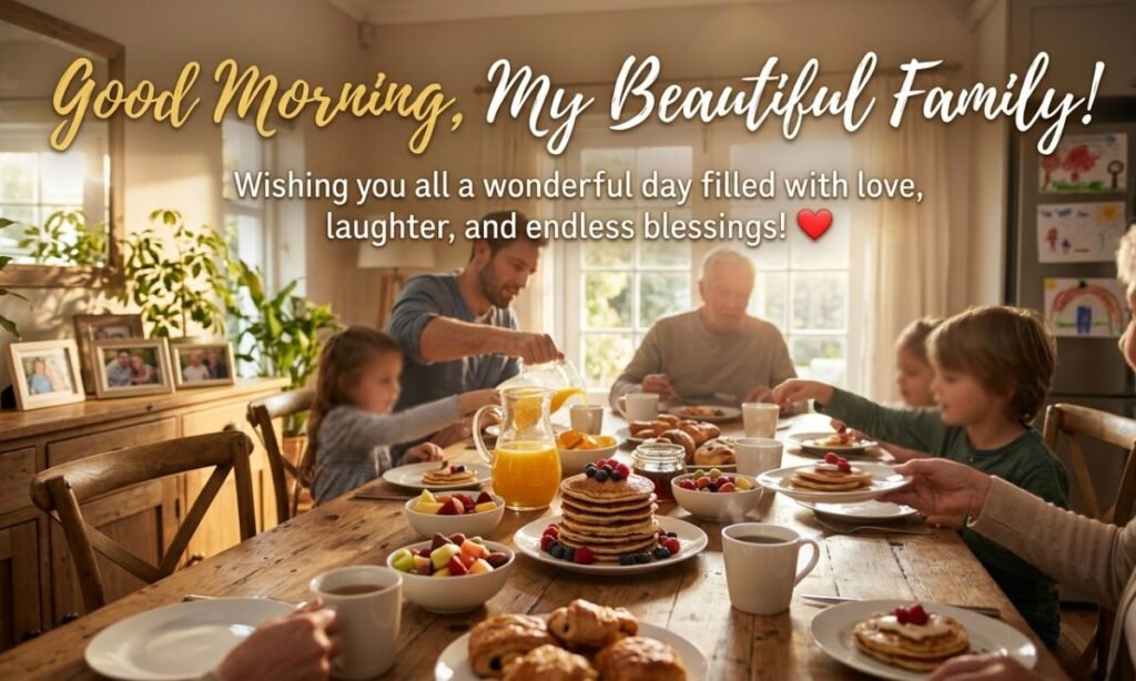 Good Morning Wishes for Your Family Members