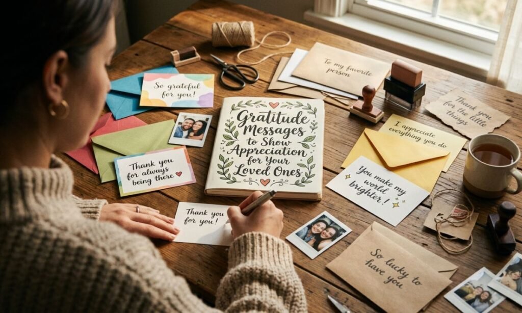 Gratitude Messages to Show Appreciation for Your Loved Ones