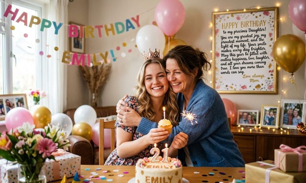 Happy Heart Touching Birthday Wishes for Daughter from Mother