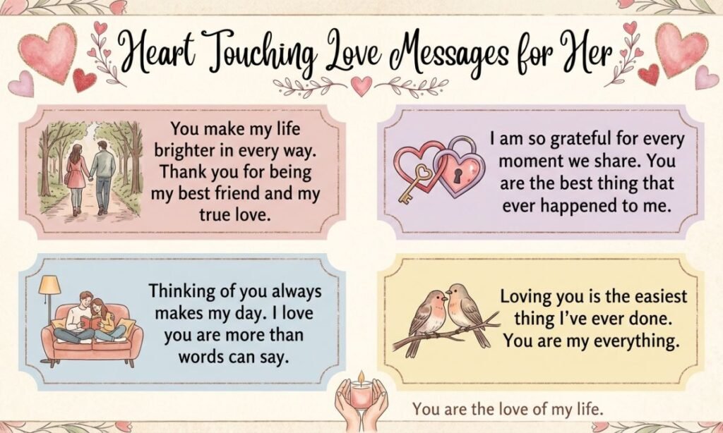 Heart Touching Love Messages for Her