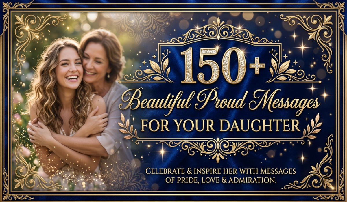 150+ Beautiful Proud Messages For Your Daughter