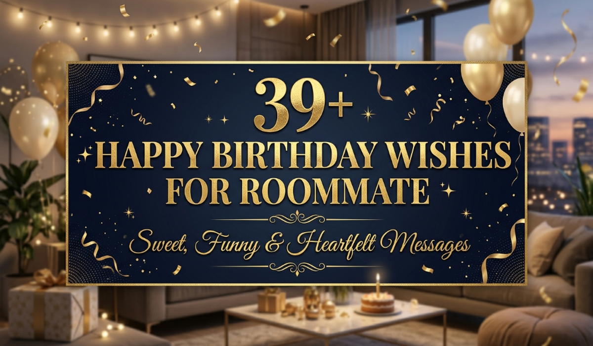 39+ Happy Birthday Wishes for Roommate Sweet, Funny & Heartfelt Messages