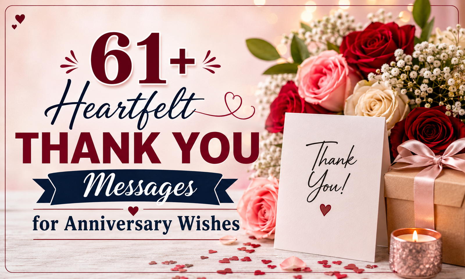 61+ Heartfelt Thank You Messages for Anniversary Wishes 