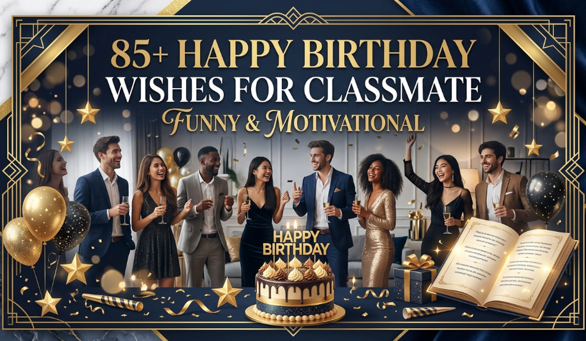 85+ Happy Birthday Wishes for Classmate Funny & Motivational 