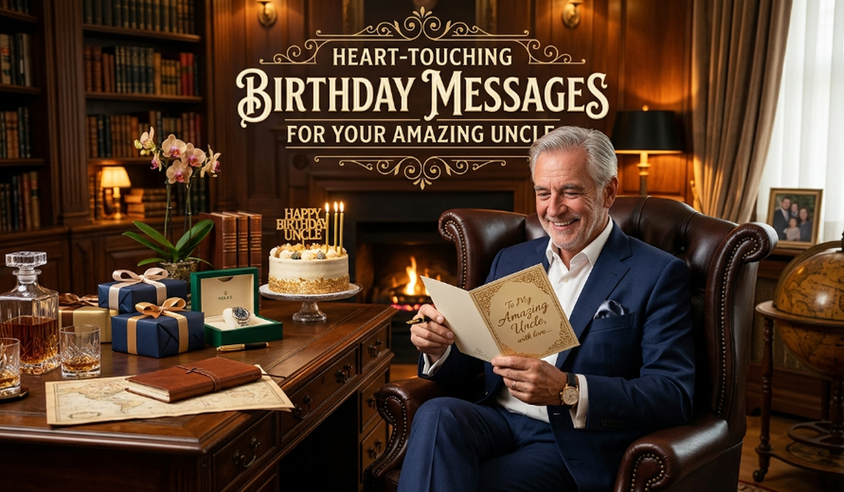 Heart-Touching Birthday Messages for Your Amazing Uncle 