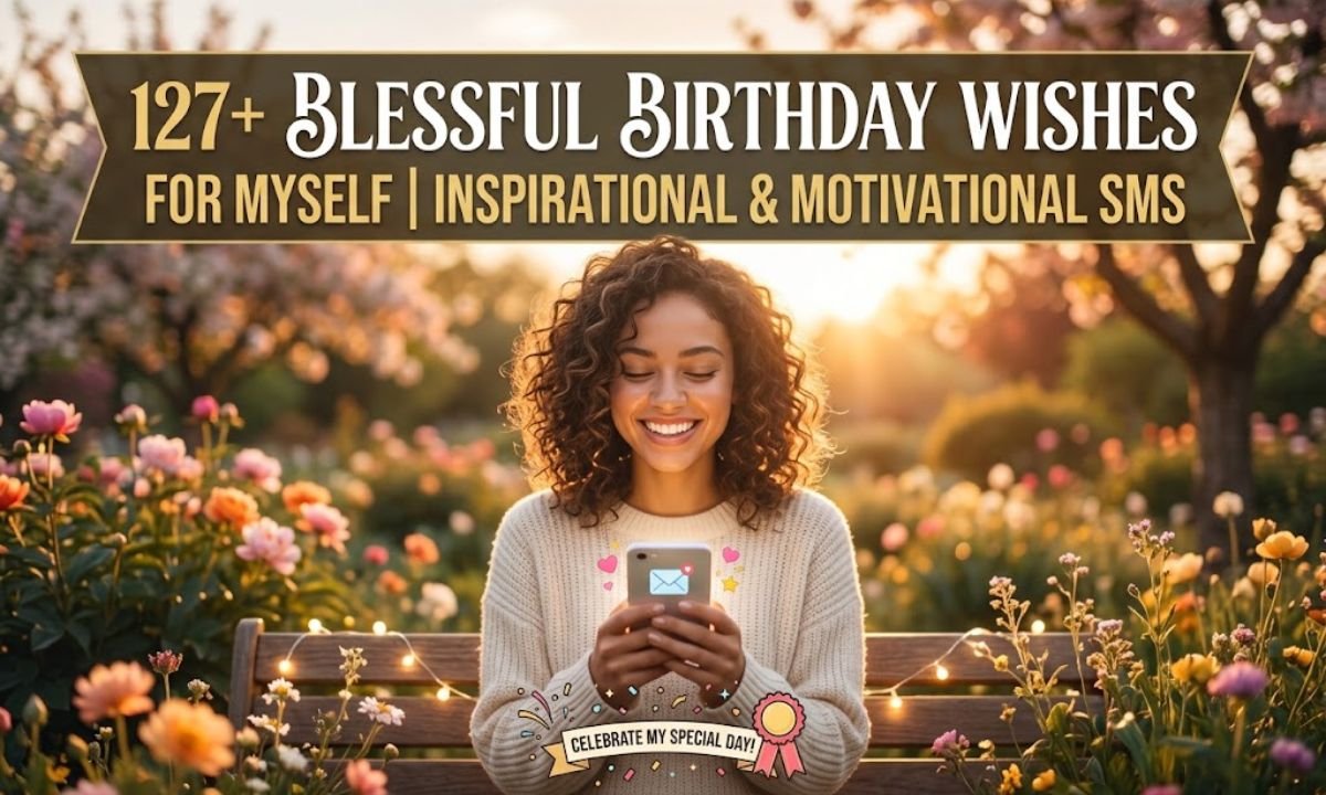 127+ Blessful Birthday Wishes for Myself |Inspirational & Motivational SMS
