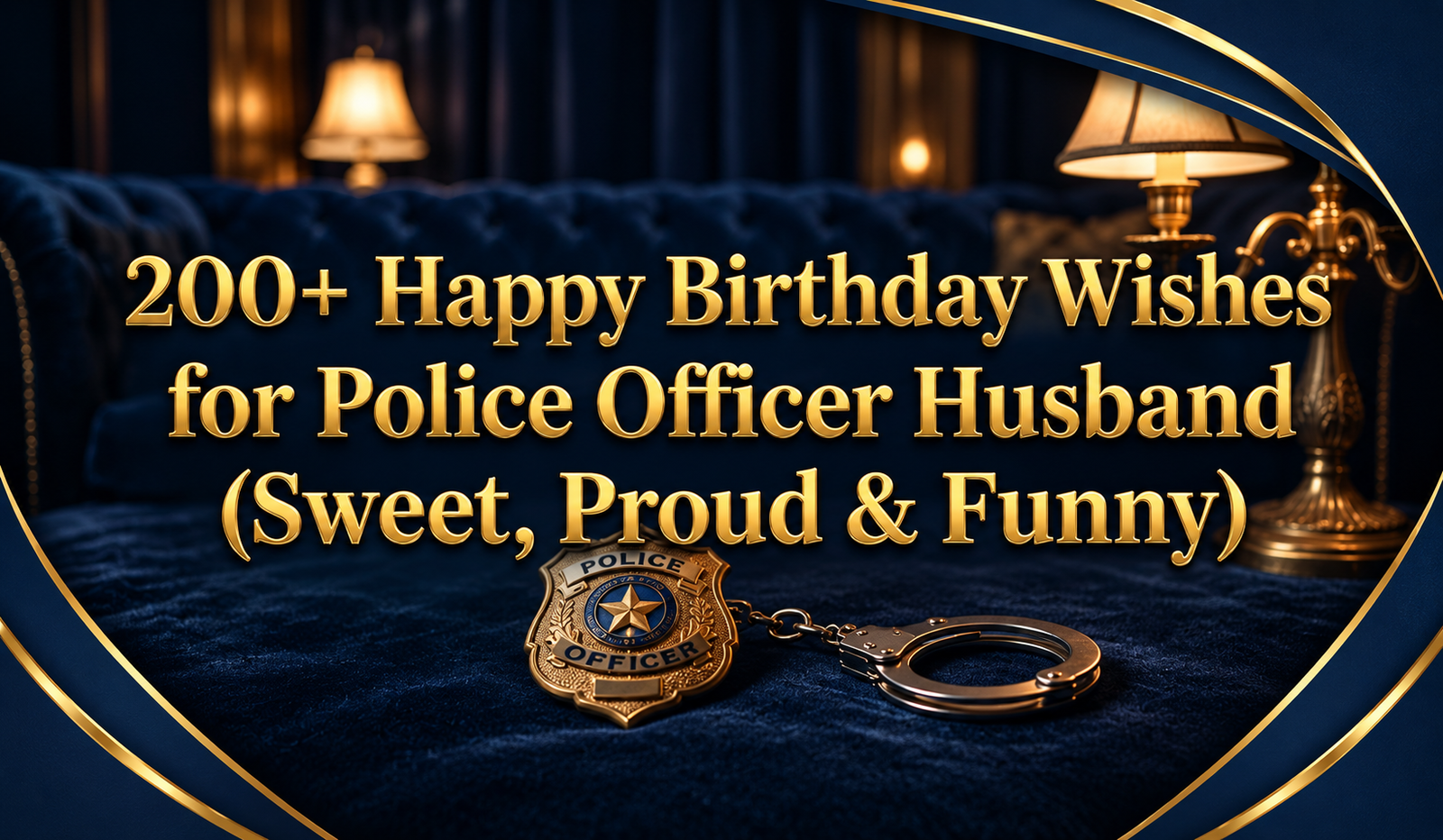 200+ Happy Birthday Wishes for Police Officer Husband (Sweet, Proud & Funny)