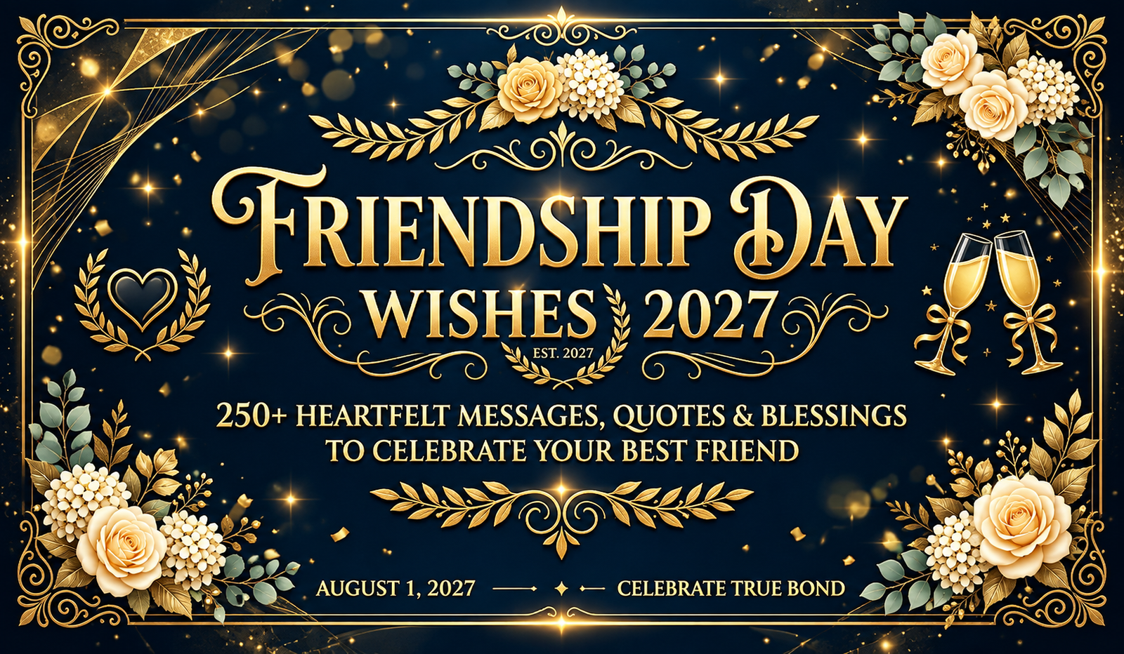 Friendship Day Wishes 2027 250+ Heartfelt Messages, Quotes & Blessings to Celebrate Your Best Friend