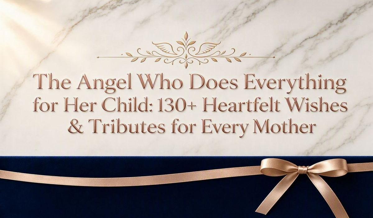 The Angel Who Does Everything for Her Child 130+ Heartfelt Wishes & Tributes for Every Mother