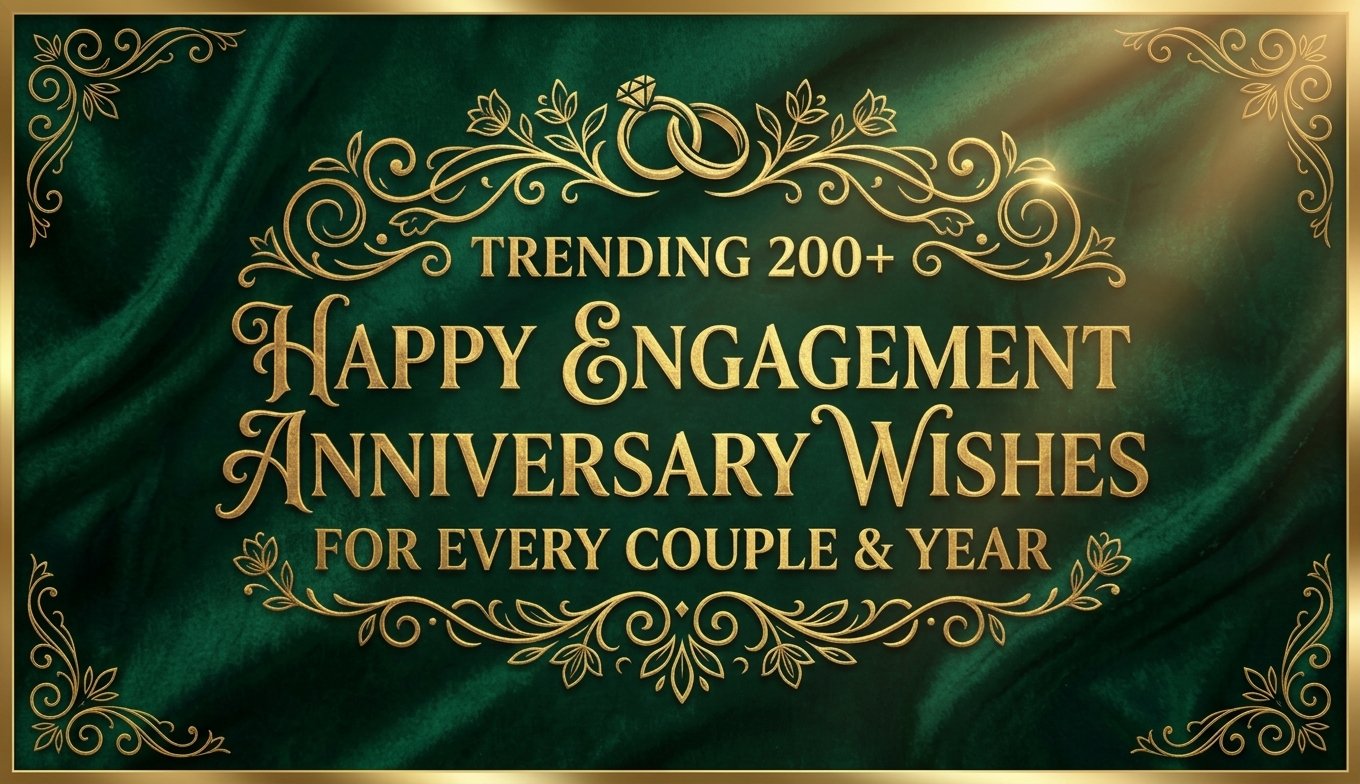 Trending 200+ Happy Engagement Anniversary Wishes for Every Couple & Year