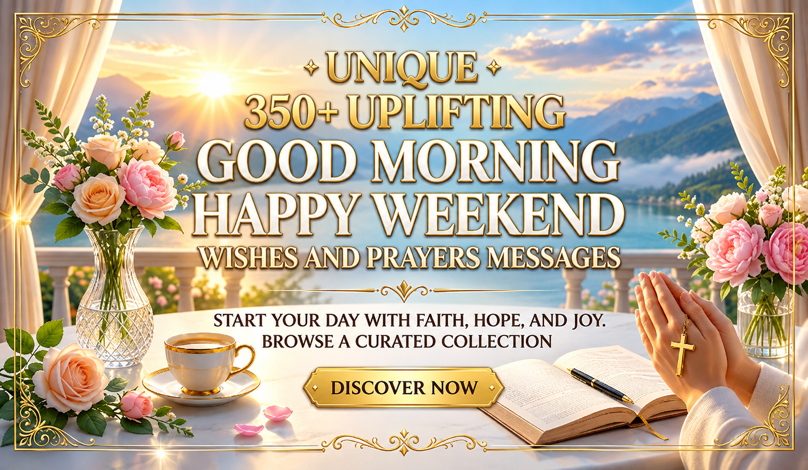 Unique 350+ Uplifting Good Morning Happy Weekend Wishes And Prayers Messages