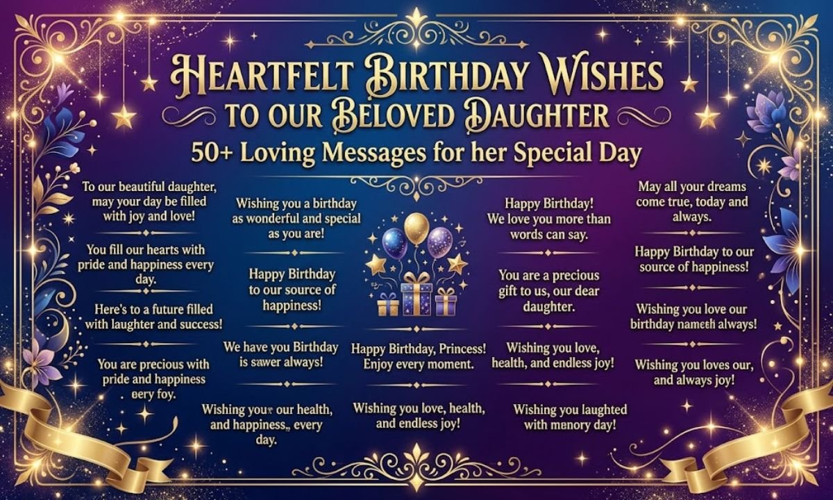 Top 50+ Heartfelt Daughter Birthday Wishes Filled With Love 