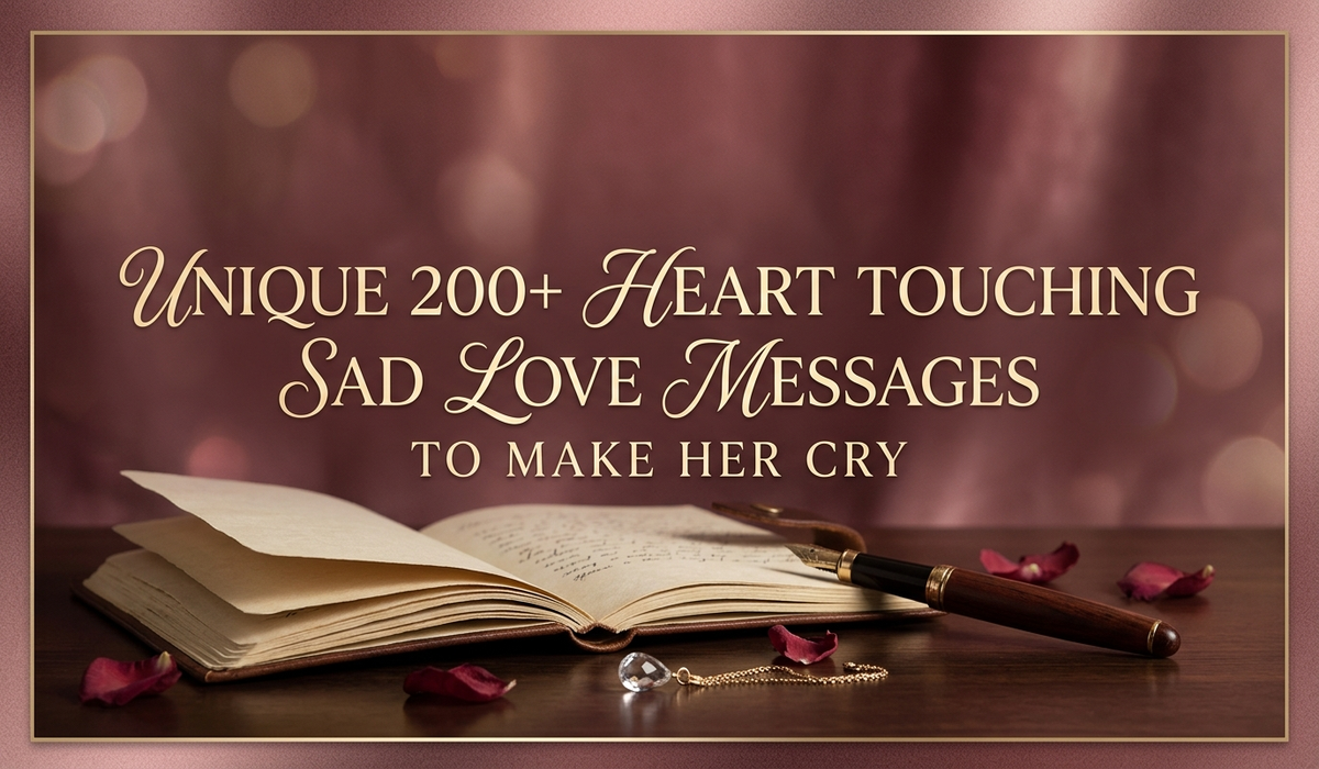 Unique 200+ Heart Touching Sad Love Messages to Make Her Cry
